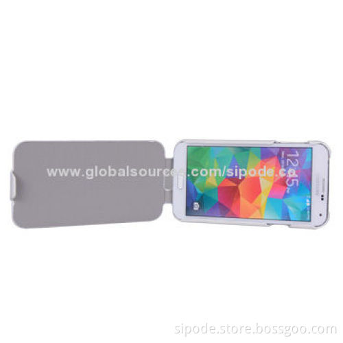 Leather Flip Case for Samsung Galaxy S5